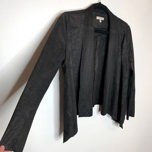 Coated Black Jacket